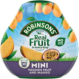 ロビンソンズ スカッシュド マンゴー & パッション フルーツ 砂糖不使用 - 66ml (2.23fl oz) Robinsons Squash'd Mango & Passion Fruit No Added Sugar - 66ml (2.23fl oz)