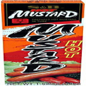 S&B チューブ入りホットマスタード 1.52 オンス (10 個パック) S&B Prepared Hot Mustard in Tube, 1.52-Ounce (Pack of 10)