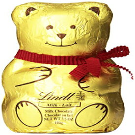 リンツ ミルクチョコレート ホリデーベア、中空、3.5オンス（8個パック） Lindt Milk Chocolate Holiday Bear, Hollow, 3.5 Ounce (Pack of 8)