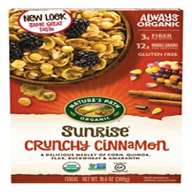 Nature's Path オーガニック グルテンフリー シリアル、クランチー シナモン サンライズ、10.6 オンス ボックス (6 個パック) Nature's Path Organic Gluten-Free Cereal, Crunchy Cinnamon Sunrise, 10.6 Ounce Box (Pack of 6)