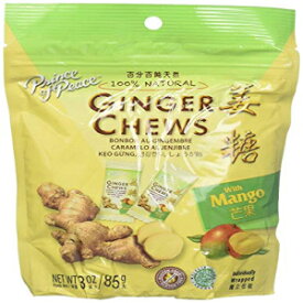 プリンス オブ ピース ジンジャーチューマンゴー (12 パック) Prince Of Peace Ginger Chews Mango (12 Pack)