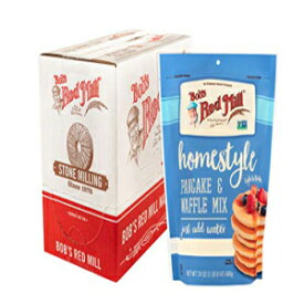 Bob's Red Mill ホームスタイル パンケーキ ミックス、24 オンス (4 個パック) Bob's Red Mill Homestyle Pancake Mix, 24-ounce (Pack of 4)