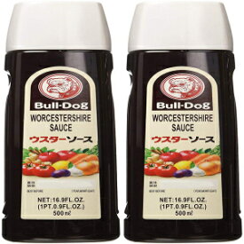 16.9 Fl オンス (2 個パック)、ブルドッグ ウスターソース 16.9 Fl。オズ。(2本) 16.9 Fl Oz (Pack of 2), Bull-Dog Worcestershire Sauce 16.9 Fl. Oz. (2 Bottles)