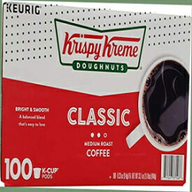 クリスピー・クリーム・ブライト＆スムース・ミディアムローストコーヒー、ドーナツ、100カラット。 Krispy Kreme Bright & Smooth Medium Roast Coffee, Donuts, 100 ct.