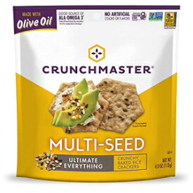 Crunchmaster マルチシード クラッカー、究極のすべて、4 オンス Crunchmaster Multi-Seed Crackers, Ultimate Everything, 4 Ounce