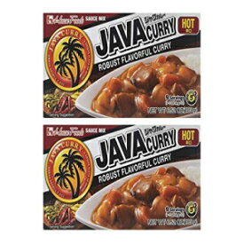 ハウス食品 ジャワカレー ホット 6.52オンス 2パック House Foods Java Curry Hot 6.52oz, 2 Pack