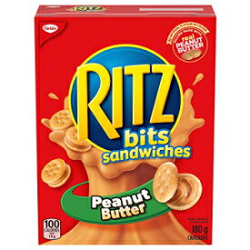 リッツ ビッツ サンドイッチ ピーナッツバター風味 180g/6.35oz {カナダ産} Ritz Bits Sandwiches Peanut Butter Flavour 180g/6.35oz {From Canada}