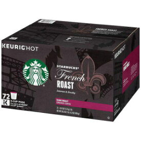 スターバックスフレンチローストKカップダークローストコーヒーKカップポッド、72 ct。、、 30.2オンス（） Starbucks French Roast K Cup Dark Roast Coffee K Cup Pods, 72 ct.,, 30.2 Oz ()