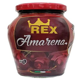 REX イタリアンアマレナチェリーのシロップ漬け、16.23オンス REX Italian Amarena Cherries in Syrup, 16.23 Ounce