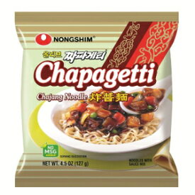 農心チャパゲティ チャジャン ヌードル、4.5 オンス パッケージ (20 個パック) Nongshim Chapagetti Chajang Noodle, 4.5 Ounce Packages (Pack of 20)