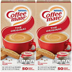 ネスレ コーヒーメイト リキッド クリーマー オリジナル 2 パック; 各50カウント Nestle Coffee-Mate Liquid Creamer Original 2-pack; 50 Count Each