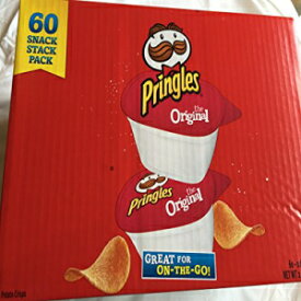 プリングルズ オリジナル スナック パック タブ 60-0.67オンス Pringles Original Snack Pack Tubs 60-0.67oz