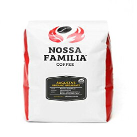 オーガニック-フェアトレード-コーヒーミディアムロースト、オーガスタの2ポンドグラウンド Nossa Familia Organic-Fair-Trade-Coffee Medium-Roast, Augusta's 2lb Ground