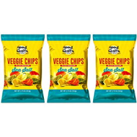 グッド ヘルス ベジチップス シーソルト 2.75 オンス 3パック Good Health Veggie Chips Sea Salt 2.75 oz. 3 pack