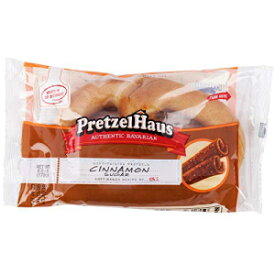 PretzelHaus ソフト個別包装バイエルン焼きプレッツェル。決して冷凍ではありません。ソフトプレッツェルを温めてお召し上がりください。スリープミスト付属。（シナモン、50歳） PretzelHaus Soft Individually Wrapped Bavarian Baked Pretzels. Never Frozen.