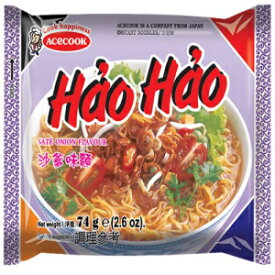 エースコック ハオハオミー サテ ハン オニオン ベトナム インスタント ヌードル (15 パック、合計 40 オンス) Acecook Hao Hao Mi Sate Hanh Onion Vietnamese Instant Noodles (15 Pack, Total of 40oz)
