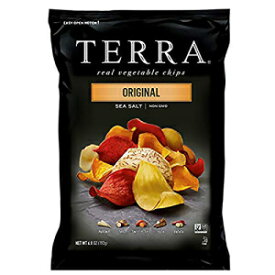 Terra 野菜チップス、オリジナル海塩入り、6.8 オンス (12個入り) Terra Vegetable Chips, Original with Sea Salt, 6.8 oz. (Pack of 12)