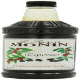 モナン フレーバーシロップ、エスプレッソ、33.8 オンスのプラスチックボトル (4 個パック) Monin Flavored Syrup, Espresso, 33.8-Ounce Plastic Bottles (Pack of 4)