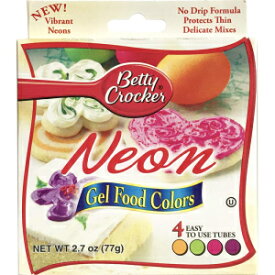 2.7 オンス (1 パック)、ベティ クロッカー フード カラー ネオン ジェル、2.7 オンス 2.7 Ounce (Pack of 1), Betty Crocker Food Color Neon Gel, 2.7 oz