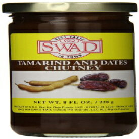 スワッドタマリンドとナツメヤシのチャツネ、8オンス Swad Tamarind and Dates Chutney, 8 Ounce