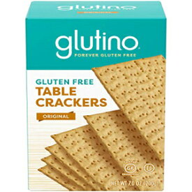 Glutinoテーブルクラッカーによるグルテンフリー、プレミアムスクエア、オリジナル、7オンス Gluten Free by Glutino Table Crackers, Premium Squares, Original, 7 Ounce