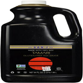 San-J タマリ グルテンフリー醤油、非遺伝子組み換え黒ラベル、64 オンス San-J Tamari Gluten Free Soy Sauce, Non GMO Black Label, 64 Ounce