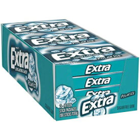 リグレーズ エクストラ ポーラー アイス シュガーフリー ガム、12 個パック (1 パックあたり 15 スティック) Wrigley's Extra Polar Ice Sugar-Free Gum, Pack of 12 (15 sticks per Pack)