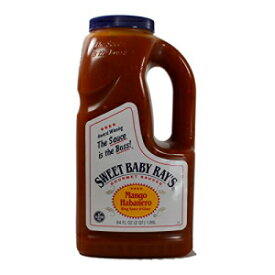 Sweet Baby Ray's グルメソース マンゴーハバネロウィングソース、64オンス Sweet Baby Ray's Gourmet Sauces Mango Habanero Wing Sauce, 64 oz
