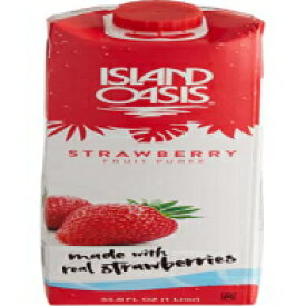 アイランドオアシス プレミアムストロベリードリンクミックスボトル 1L SB3X Island Oasis SB3X Premium Strawberry Drink Mix Bottle, 1 L
