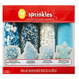 ウィルトン ホリデー スプリンクルズ 4 パック Wilton Holiday Sprinkles 4-Pack