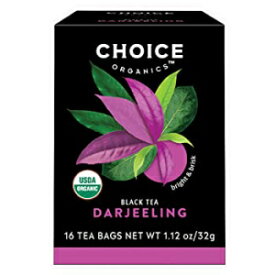 16 カウント (1 パック)、Choice Organics - ダージリン ティー (1 パック) - オーガニック紅茶 - 16 ティーバッグ 16 Count (Pack of 1), Choice Organics - Darjeeling Tea (1 Pack) - Organic Black Tea - 16 Tea Bags