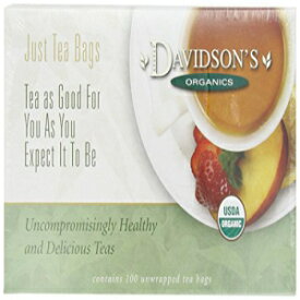 Davidson's Tea トゥルシー カモミールフラワー ティーバッグ 100 個 Davidson's Tea Tulsi Chamomile Flower, 100-Count Tea Bags