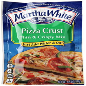 マーサホワイト 薄くてクリスピーなピザクラストミックス、6.5オンス Martha White Thin And Crispy Pizza Crust Mix, 6.5 oz