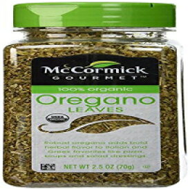 マコーミックグルメ100％オーガニックオレガノ-2.5オンス（2パック） McCormick Gourmet 100% Organic Oregano-2.5 oz (Pack of 2)