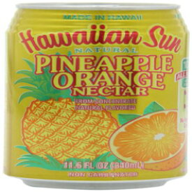 Hawaiian Sun Nectar、パイナップルオレンジ、11.5 液量オンス (24 個パック) Hawaiian Sun Nectar, Pineapple-Orange, 11.5 Fl Oz (Pack of 24)
