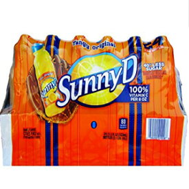 サニー D タンジー オリジナル オレンジ風味のシトラス パンチ ドリンク (他の天然フレーバーを含む)、24 個 Sunny D Tangy Original Orange Flavored Citrus Punch Drink with Other Natural Flavors, 24 Count