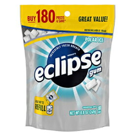 Eclipse Polar Ice Sugarfree Gum、180 カウント (1 個パック) Eclipse Polar Ice Sugarfree Gum, 180 Count (Pack of 1)