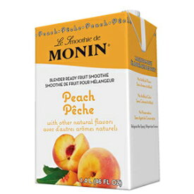 モナン ピーチ スムージー ミックス 46 液量オンス by Monin Monin Peach Smoothie Mix 46 Fl Oz by Monin