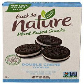 Back to Nature Cookies、非遺伝子組み換えダブルクラシックチョコレート＆クリーム、10.7オンス（パッケージは異なる場合があります） Back to Nature Cookies, Non-GMO Double Classic Chocolate & Creme, 10.7 Ounce (Pack May Vary)