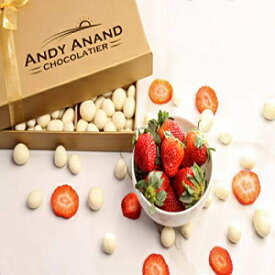 アンディアナンドのカリフォルニアストロベリー1ポンド、ギリシャヨーグルトで覆われ、誕生日、バレンタインデー、グルメクリスマスホリデーフードギフト、感謝祭、母の父の日、元気なギフト ANDY ANAND CHOCOLATIER Andy Anand’s California Strawberries 1lb, c