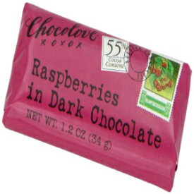 Chocolove ラズベリー ダーク チョコレート、1.2 オンス (12 個パック) Chocolove Raspberry Dark Chocolate, 1.2-Ounces (Pack of 12)