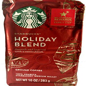 スターバックスグラウンドホリデーブレンドコーヒー201210オンス（2パック） Starbucks Ground Holiday Blend Coffee 2012 10 oz (Pack of 2)