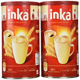 Inka インスタント グレイン コーヒー ドリンク 2 缶 各 7 オンス Inka 2 Cans of Instant Grain Coffee Drink 7oz Each
