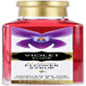 Floral Elixir Co. カクテル&ソーダ用天然シロップ (バイオレット) Floral Elixir Co. All Natural Syrup for Cocktails & Sodas (Violet)
