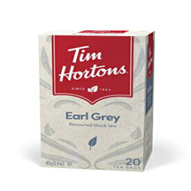 ティムホートンズ アールグレイ ティーバッグ、20 カウント、40g | 1.4オンス {カナダから輸入} Tim Hortons Earl Grey Tea Bags, 20 count, 40g | 1.4oz {Imported from Canada}