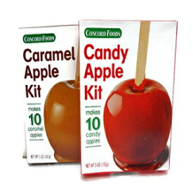 コンコルドキャンディー＆キャラメルアップルキット（アップルキャンディー20個分） CONCORD CANDY & CARAMEL APPLE KITS (Makes 20 candy apples)