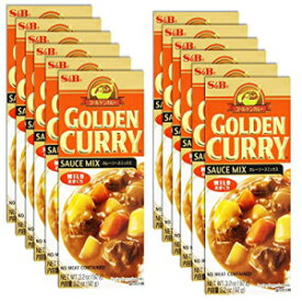 S&B ゴールデンカレー、マイルド、3.2オンス (12パック) S & B Golden Curry, Mild, 3.2 oz (Pack of 12)