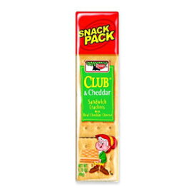 Keebler Club チェダー クラッカー (12 個パック)、1.75 オンス、詰め合わせ Keebler Club Cheddar Crackers (Pack of 12), 1.75 oz., Assorted