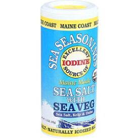 メインコーストシーソルト、海野菜調味料入り、1.5オンス - 1ケースあたり6個 Maine Coast Sea Salt with Sea Vegetable Seasoning, 1.5 Ounce - 6 per case