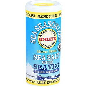 CR[XgV[\gACؒA1.5IX - 1P[X6 Maine Coast Sea Salt with Sea Vegetable Seasoning, 1.5 Ounce - 6 per case